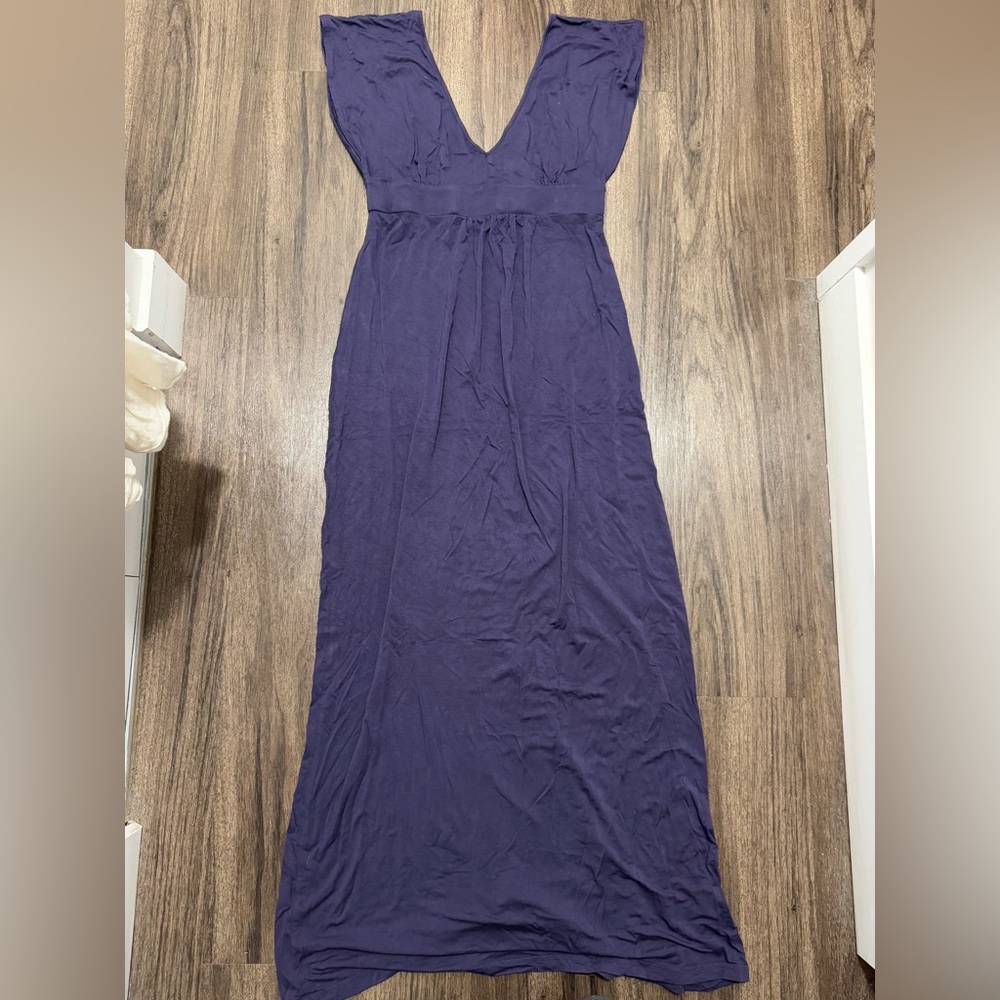 Purple maxi dress